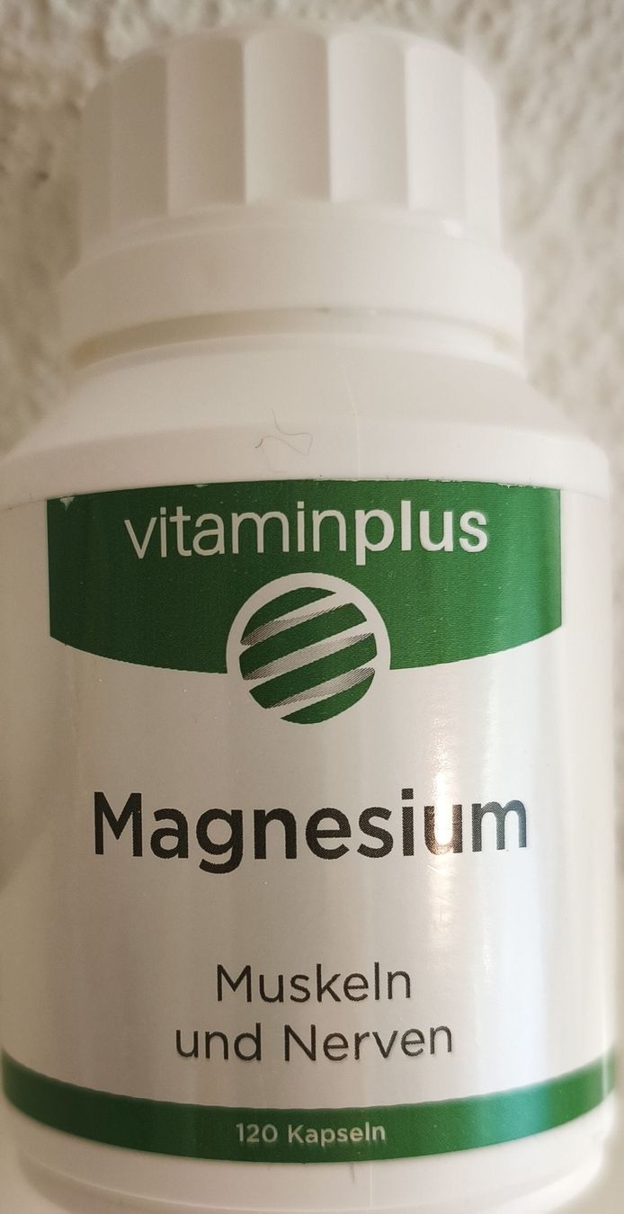 Lebensmittel & Spezialitäten: vitaminplus Magnesium 120 Kapsel – Neu und originalverpackt aus Uster von Vega56