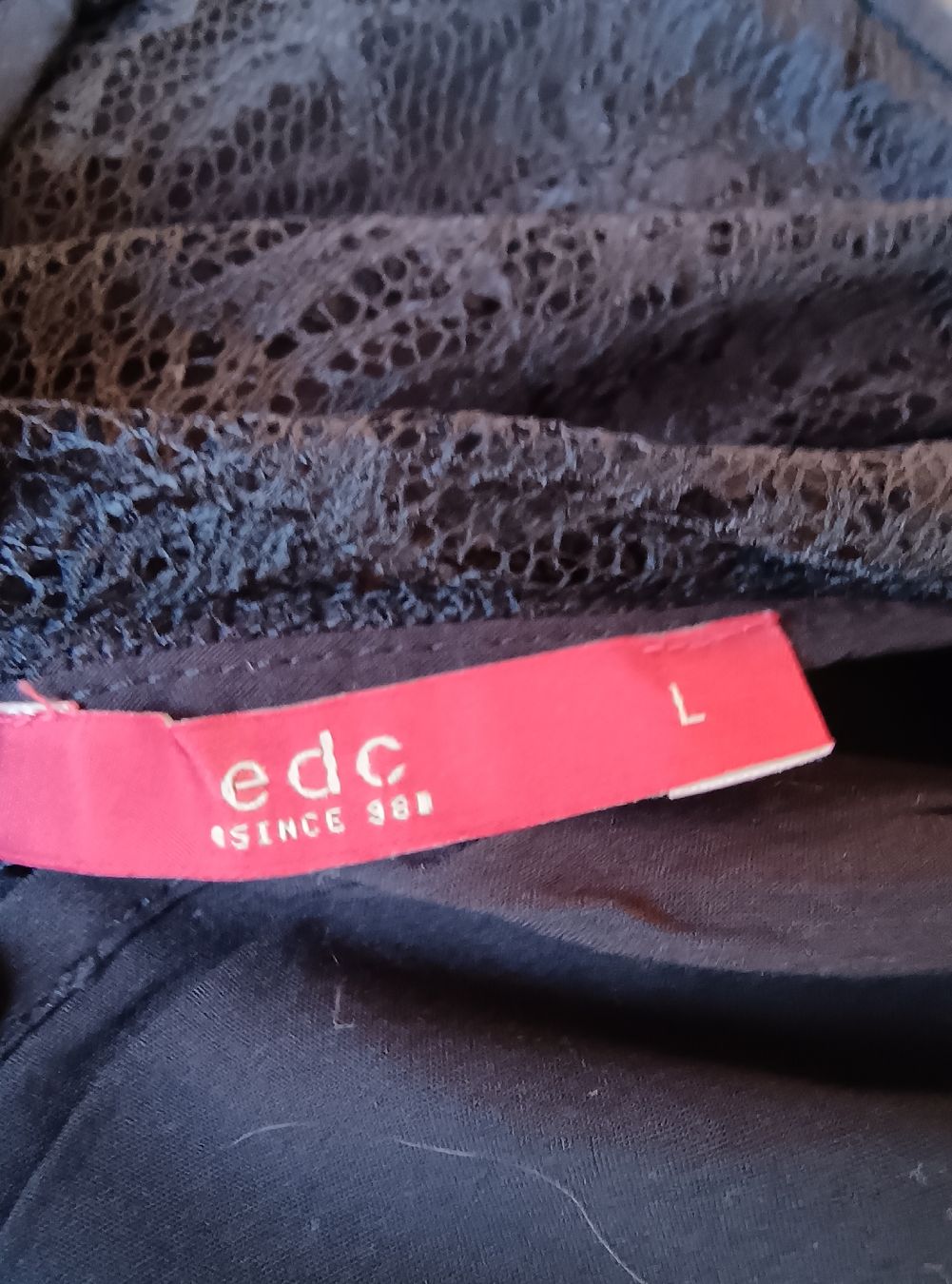 Esprit Tuniche: Tunique dos dentelle EDC by Esprit L – Nuovo (secondo la descrizione) da Genève venduto da Brachiopode 2