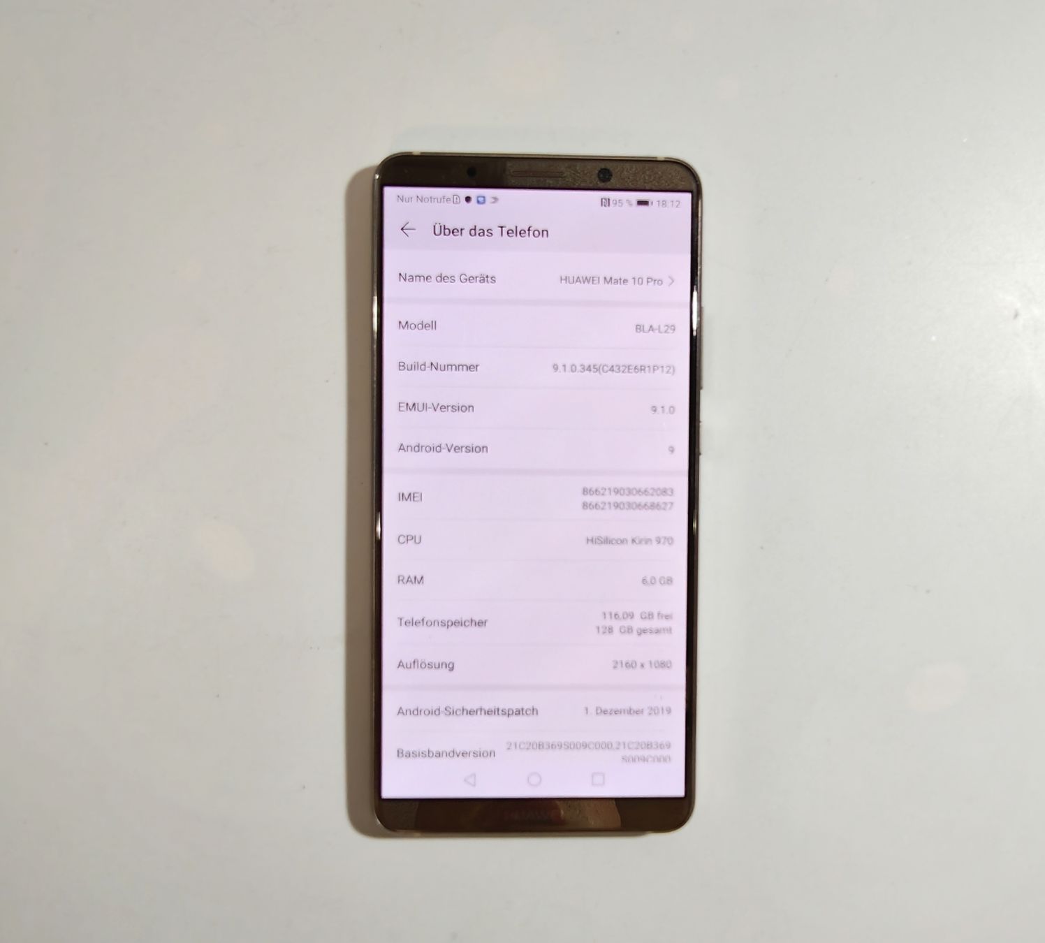 Huawei Telefoni cellulari / Smartphones: Huawei Mate 10 Pro 128GB – Usato da Ehrendingen venduto da Rocky985 2