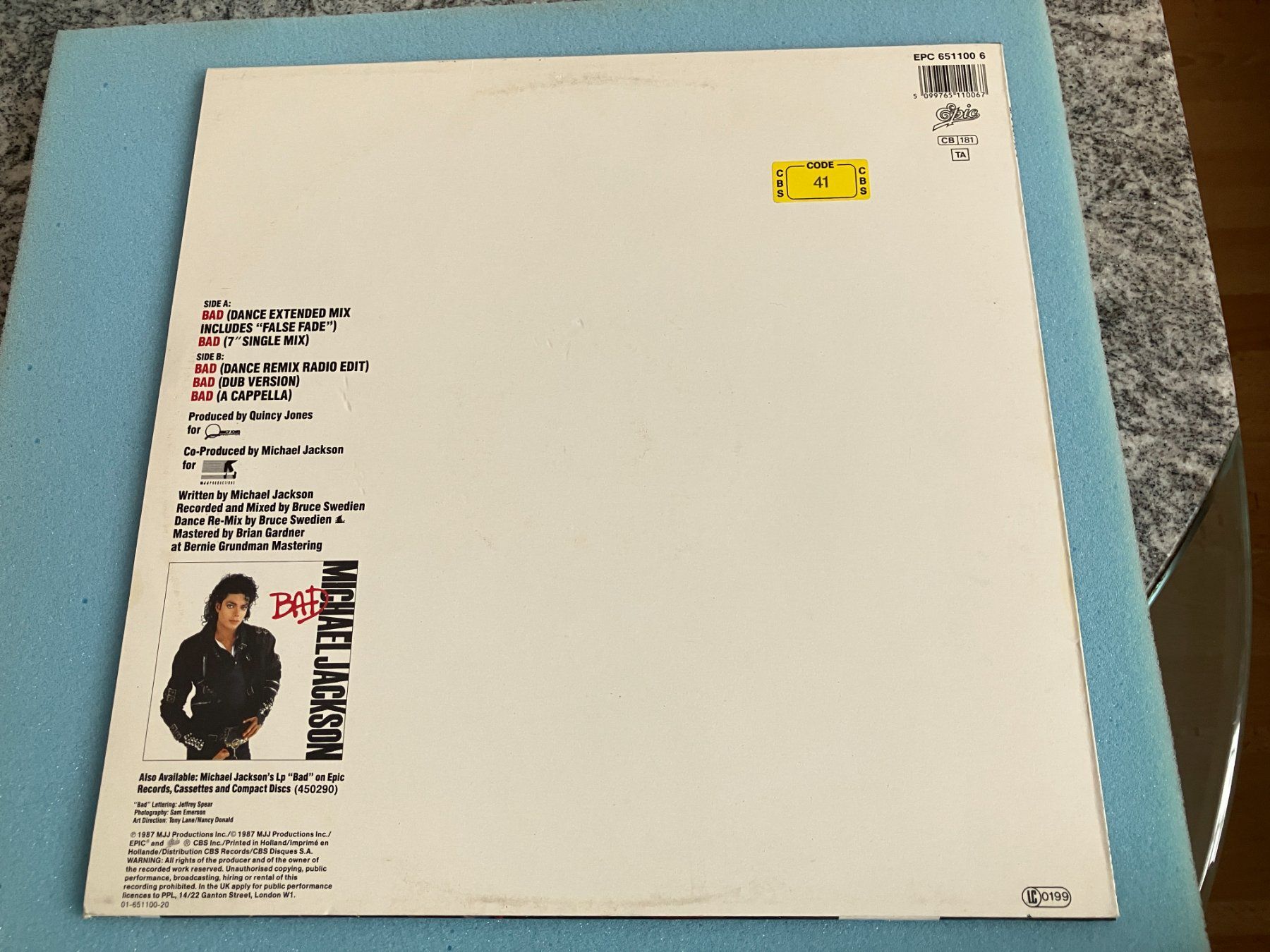 Dischi in vinile: Michael Jackson – Usato da Aarwangen venduto da Jukebox3 2