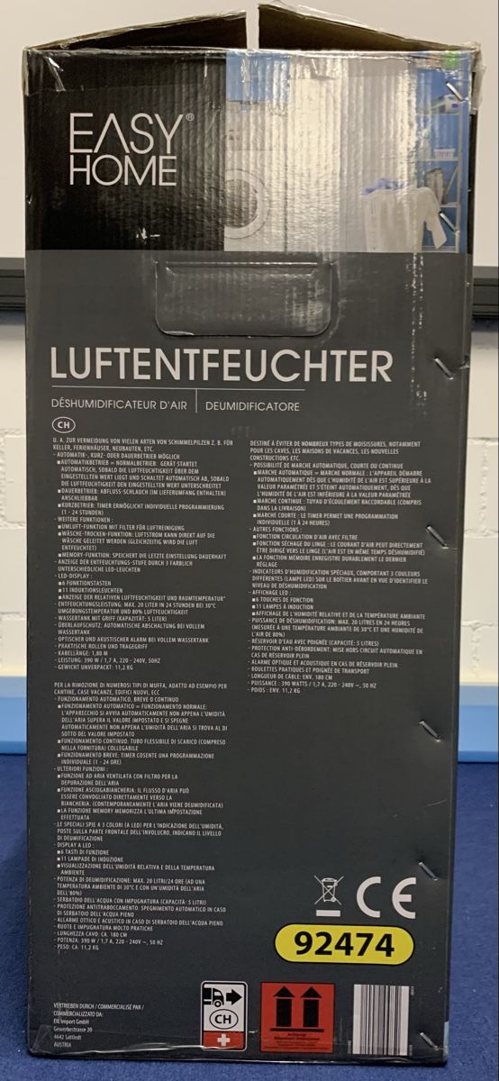 Deumidificatori: Luftentfeuchter Easy Home – Usato da Horw venduto da Stoeffu735 4
