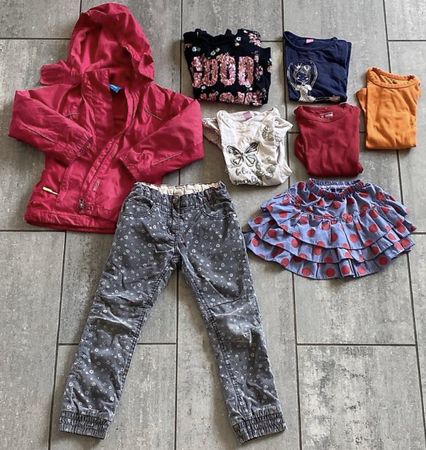 Kleiderpaket Gr. 116 (lang / warm) 8 Teile