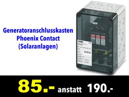 Aanschlusskasten Phoenix Contact Solaranlagen /401B