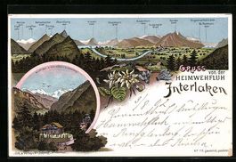 Litho Interlaken, Gasthaus Heimwehfluh m