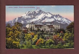 LUZERN - Grand Hotel Sonnenberg - 1919 Feldpost