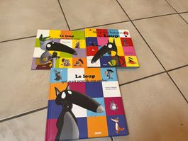 Lot 3 livres enfant Le Loup Auzou très bon état