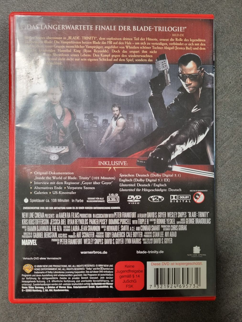 Alle DVDs: Blade Trinity 2-Disc Edition Original Kinofassung DVD – Gebraucht aus Füllinsdorf von master_mind 1