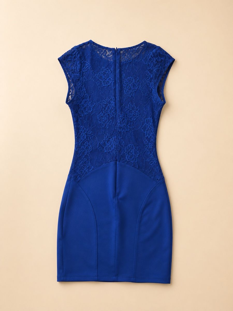 Kleider: ROBE BLEUE EN DENTELLE – Neu (gemäss Beschreibung) aus Lausanne von KeNaChic 2