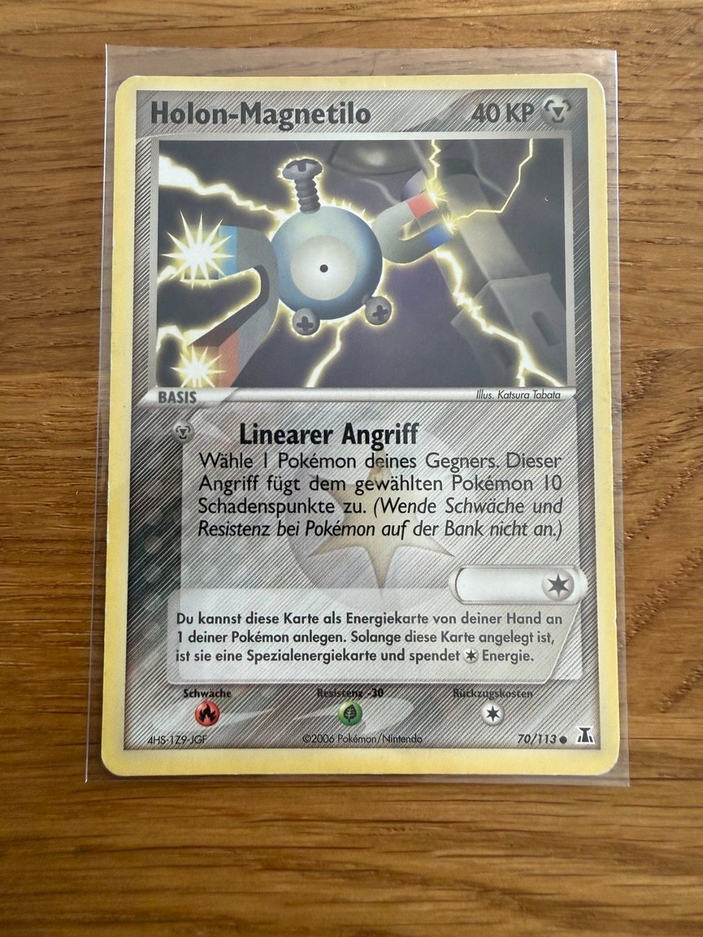 Pokémon Carte collezionabili: Holon-Magnetilo 70/113 – Usato da Amriswil venduto da sim_nlb6
