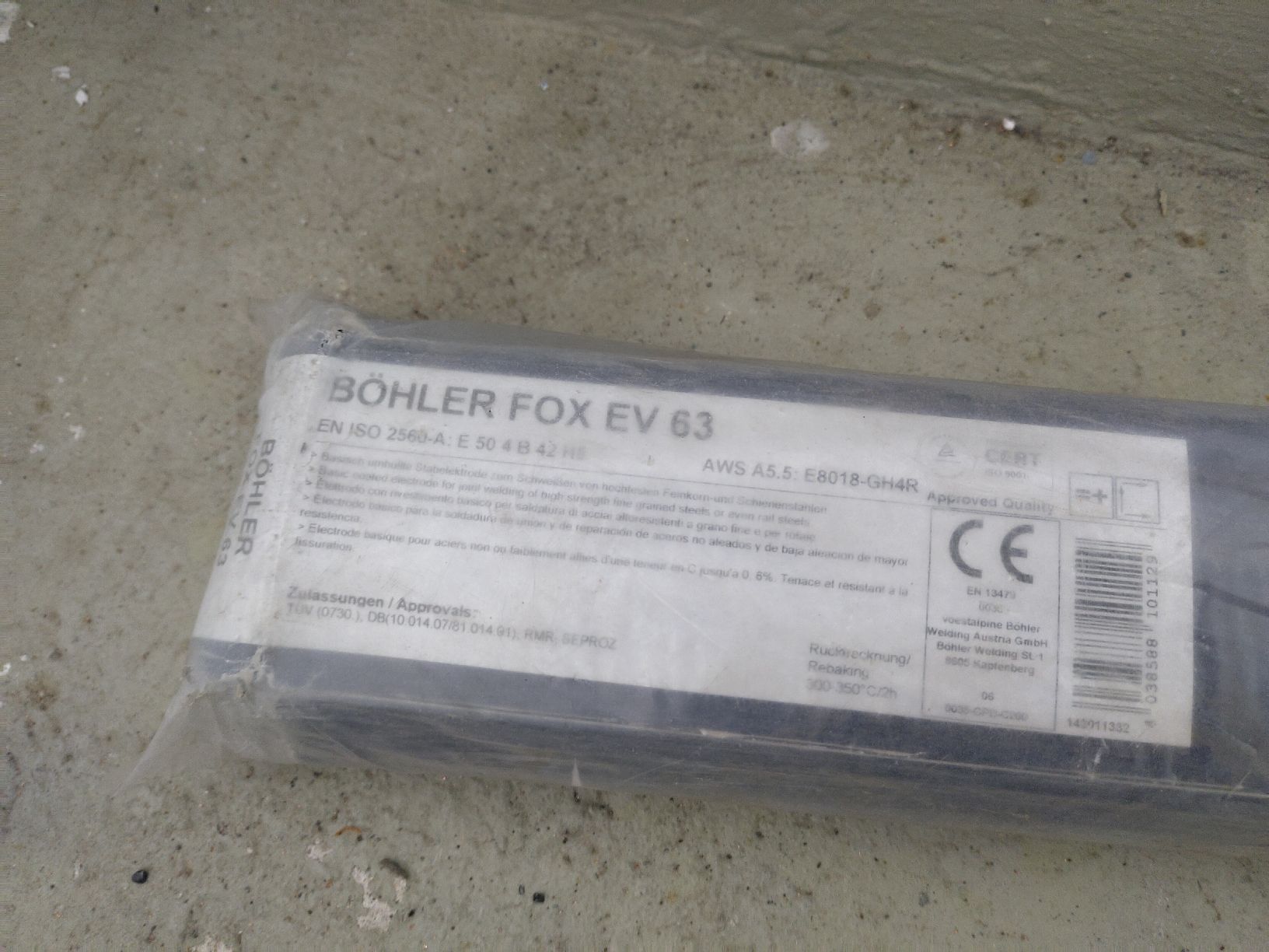Tous les outils: Böhler Fox Ev63 Stabelektroden – Neuf (Voir description) à Riehen par mar_x95l