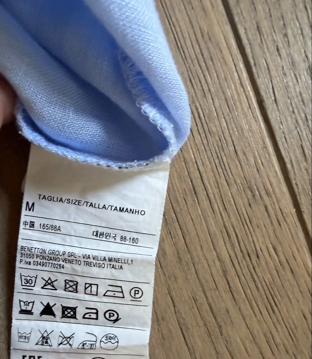 Benetton Blusen: Leinentop / Leinenbluse Benetton Gr. M – Neu (gemäss Beschreibung) aus Versoix von chr_2rpz 3