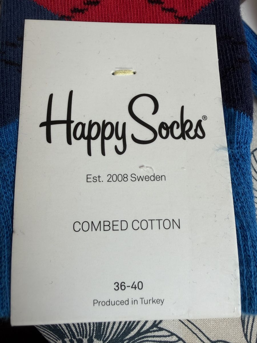 Happy Socks Calze: Lot de 4 Happy Socks – Nuovo e nell'imballaggio originale da Savagnier venduto da Pivovar2 1
