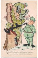 Militärhumor: Staatsstelle mit steilen Aufstiegsmöglichkeite