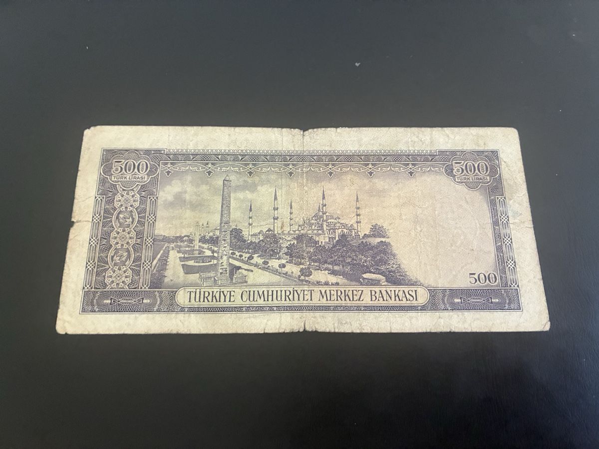 Banconote: 500 Lire 1968 – Usato da Dällikon venduto da Woldbanknoten 2