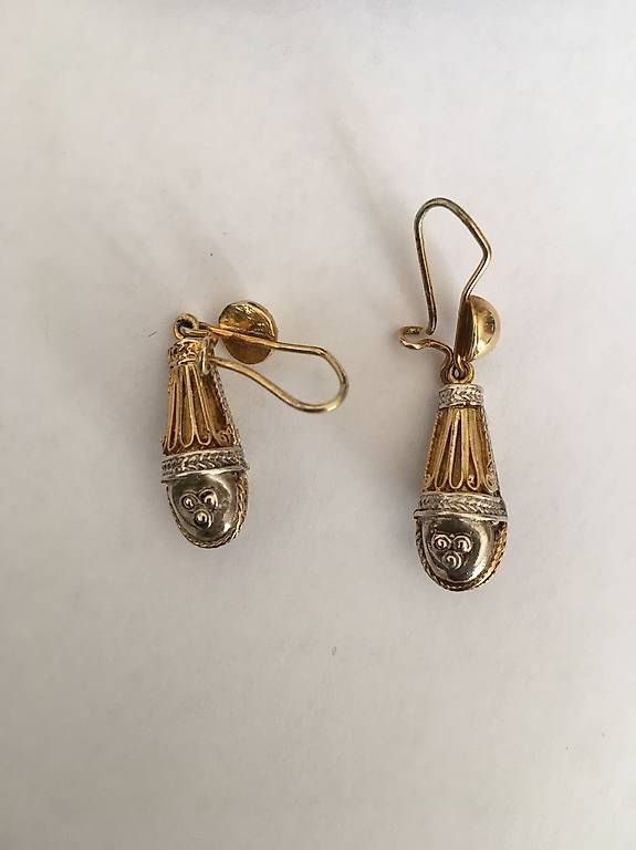 Orecchini pendenti & Orecchini a lobo: Orecchini Messicani Oro de Monte Alban Oaxaca – Usato da Lugano venduto da Emi.2798 1