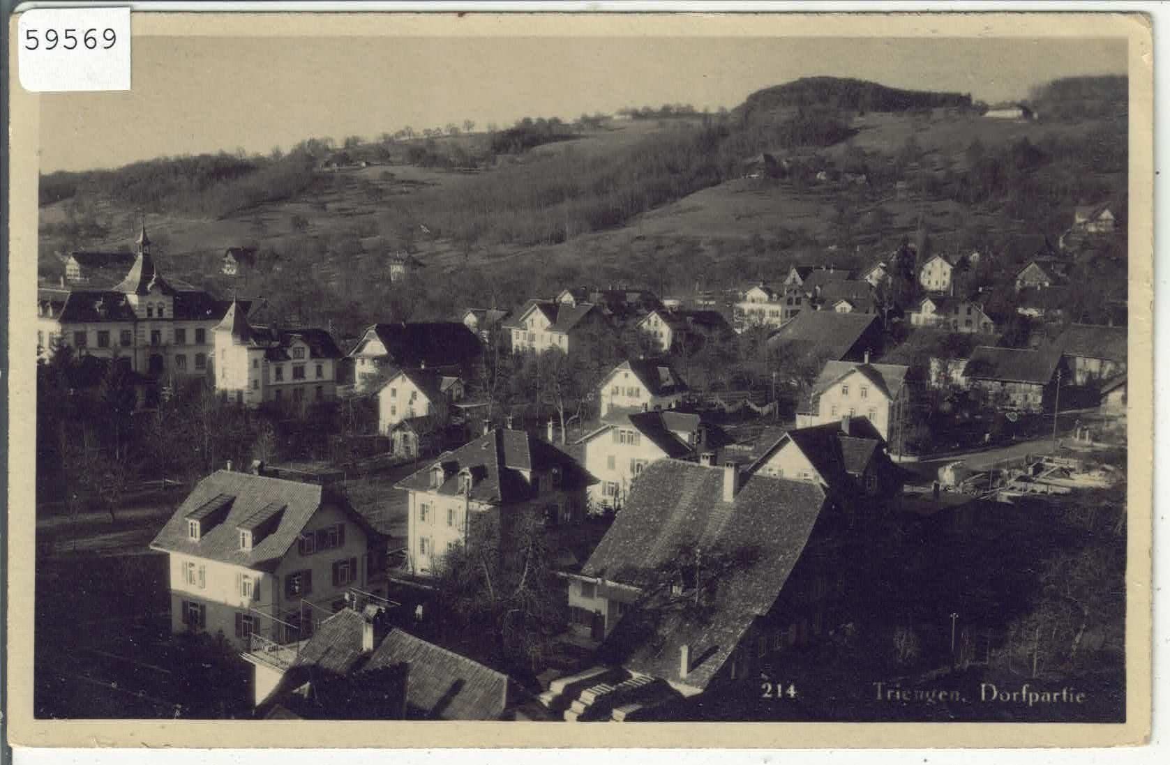 Cartes postales: Triengen - Dorfpartie – Défectueux à Ettingen par Kartenplanet