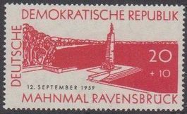 Deutschland (DDR) 1959 Mahnmal-Mémorial Ravensbruck‪