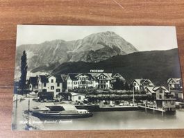 Antike Postkarte Hotel Pension Freienhof Stansstad