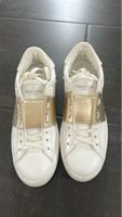 Valentino  GARAVANI Sneakers weiß/gold Gr. 36 guter Zustan