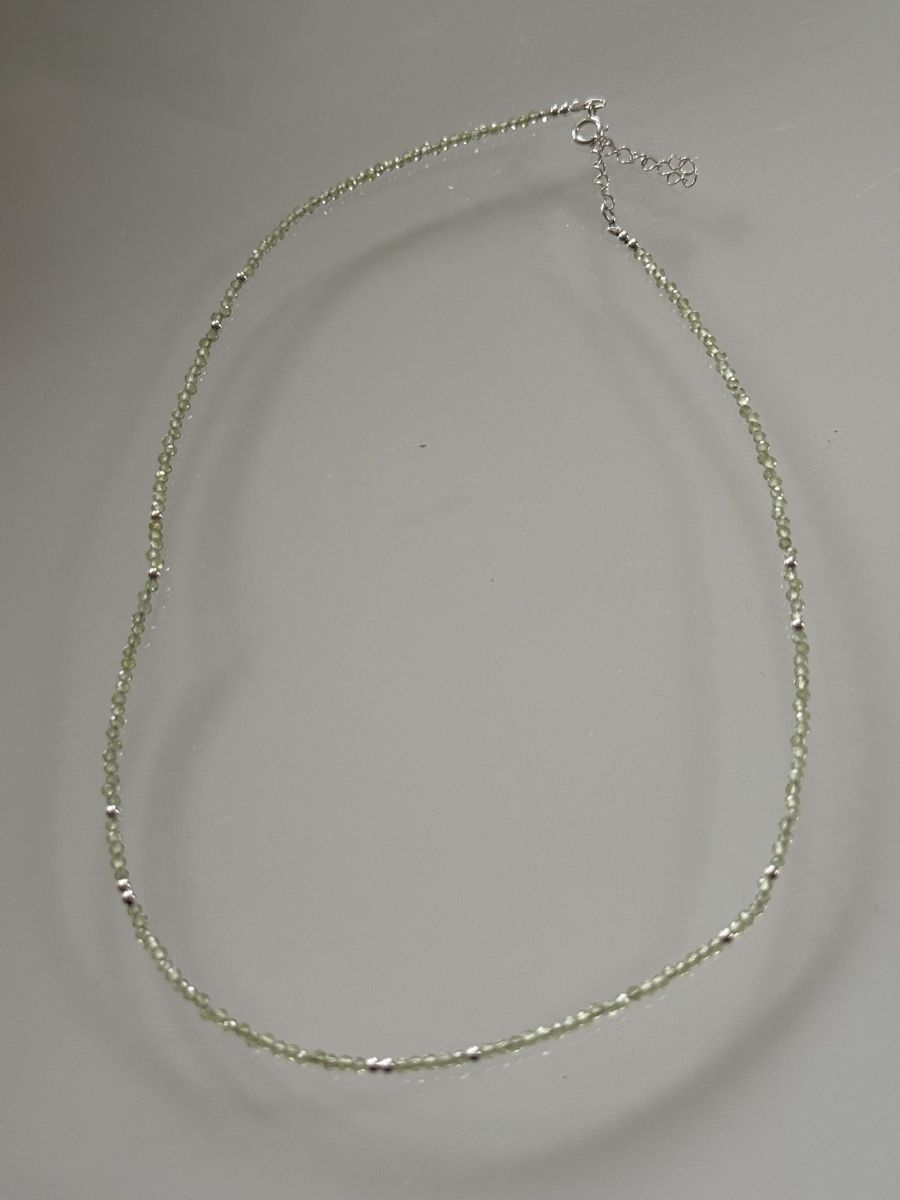 Catenine: Feine Peridot-Silber Kette 41-45 cm – Nuovo e nell'imballaggio originale da Ebikon venduto da elischka 1