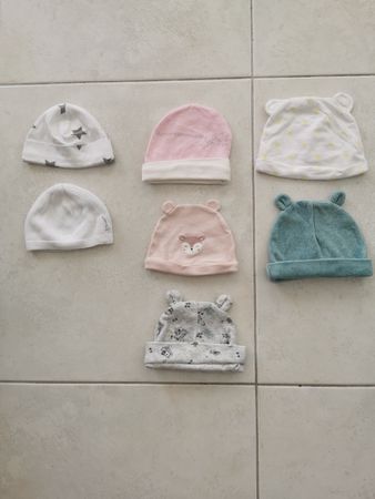 Baby Mützen Set bis 55 cm