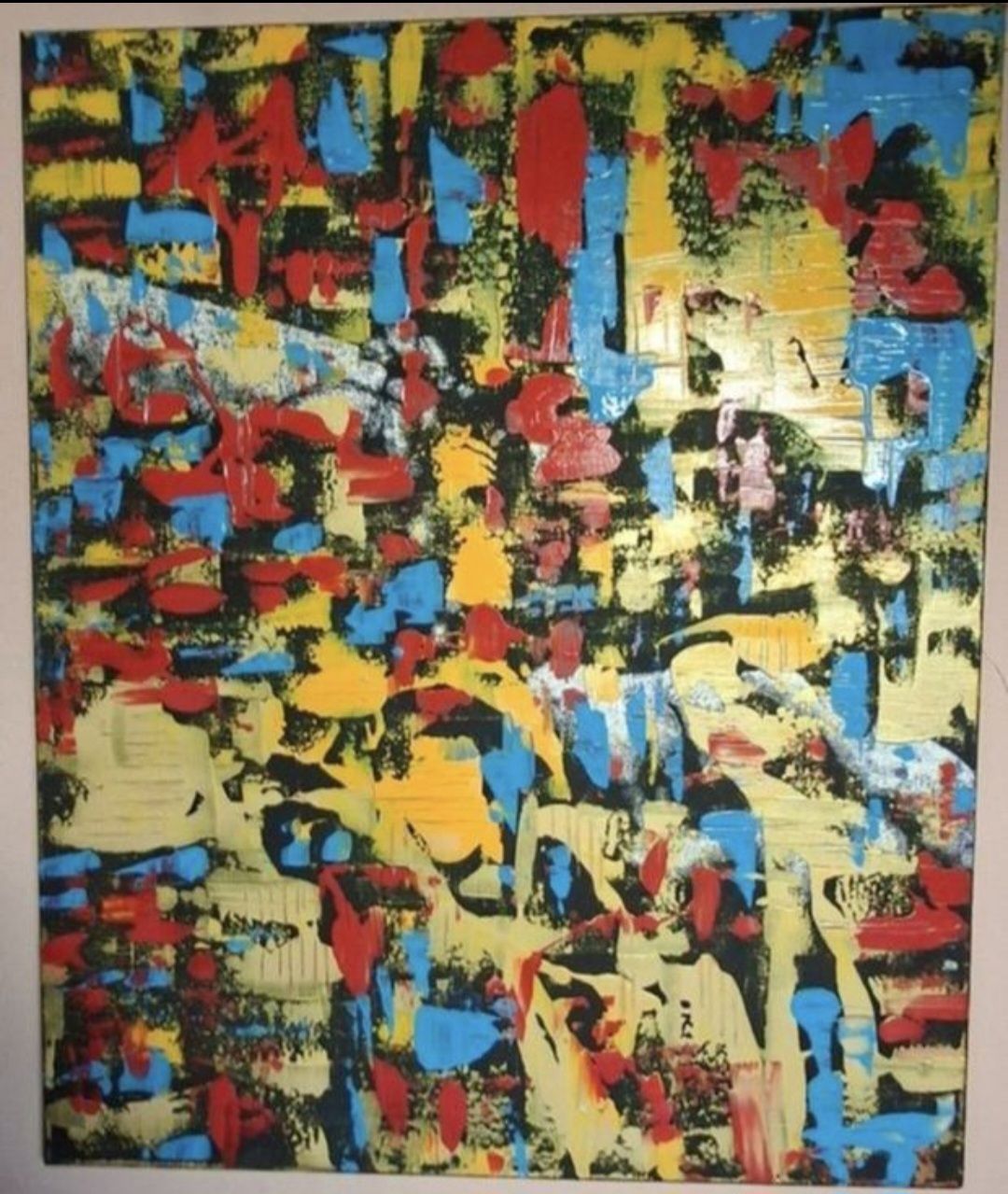 Gemälde: Gemälde Farbig Bunt handmade 70×86 – Neu (gemäss Beschreibung) aus Riehen von Steinbock1970 3