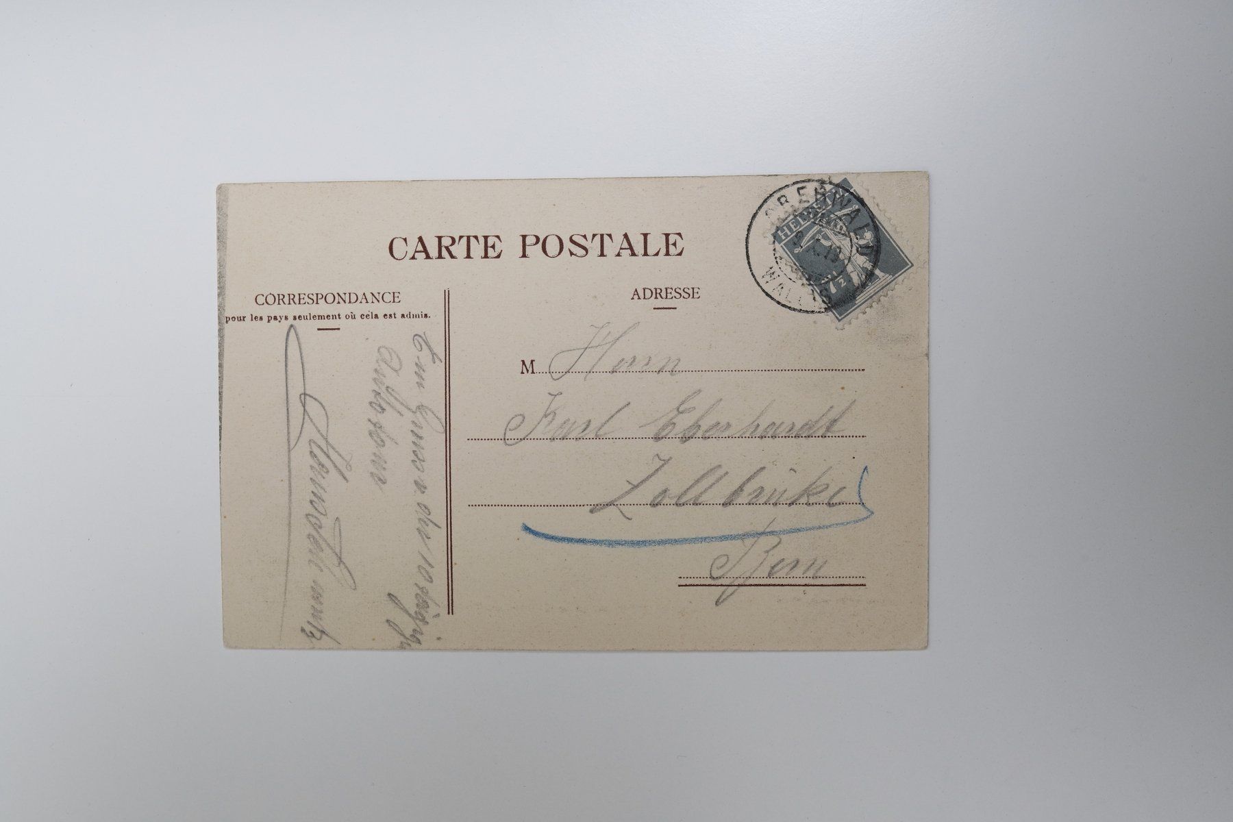 Ansichtskarten: Alte Ansichtskarte Rhone Gletscher 1761m – Gebraucht aus Lausen von mexico81 1