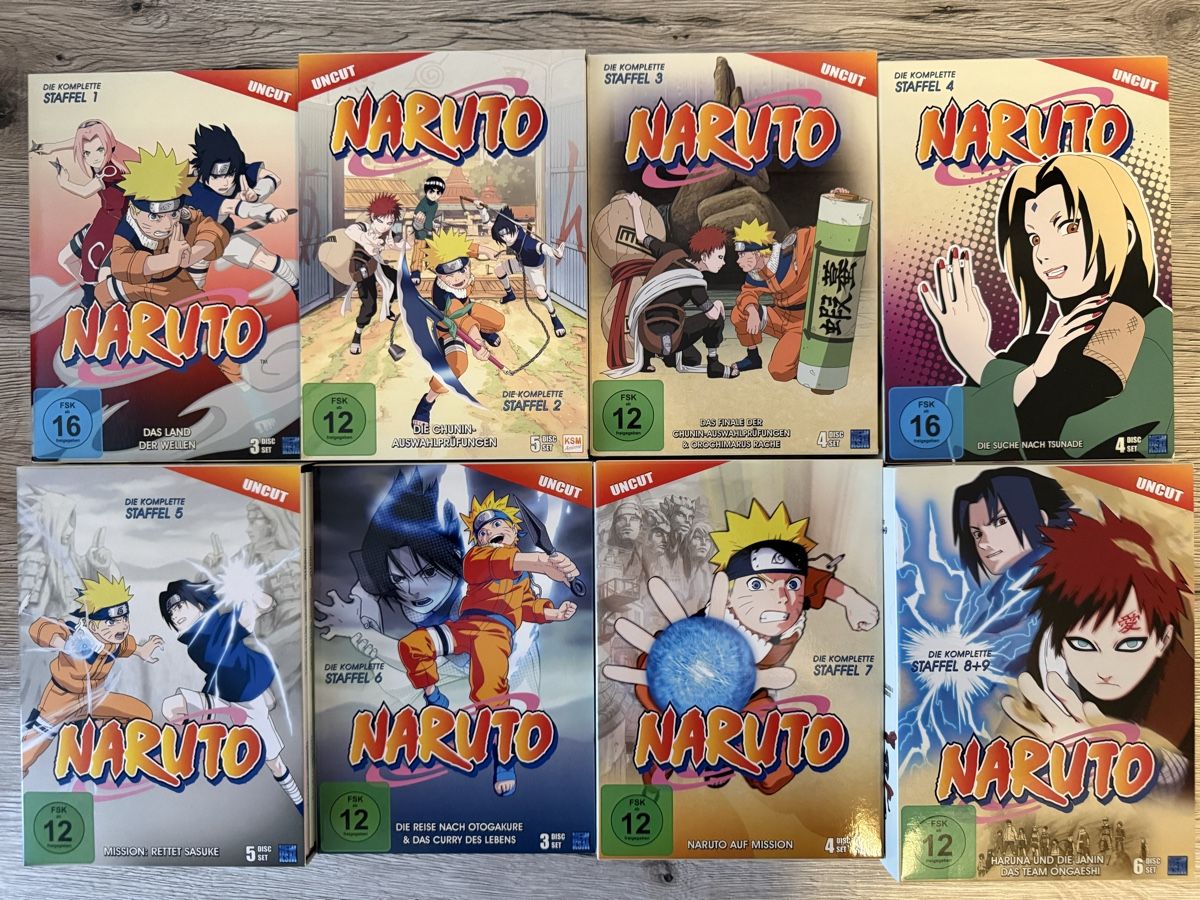 Tutti i DVDs: Naruto Classic Komplette Serie uncut DVD – Usato da Willisau venduto da ste_sc8j 5