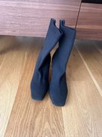 Jimmy Choo sock boot black size 38.5 heel height 8cm