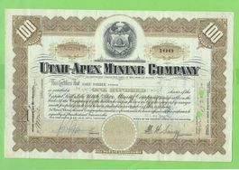 Utah-Apex Mining Company, 1926