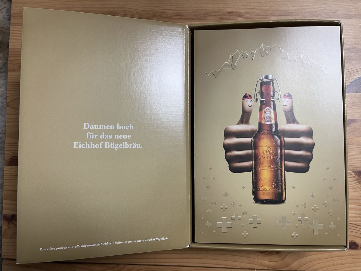 Tutte le decorazioni: BRAUEREI EICHHOF LUZERN BÜGELBRÄU – Nuovo e nell'imballaggio originale da Küssnacht am Rigi venduto da Koala73 1