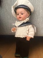 Antike ZelluloidPuppe von Kämmer und Reinhardt, 38cm, 1915