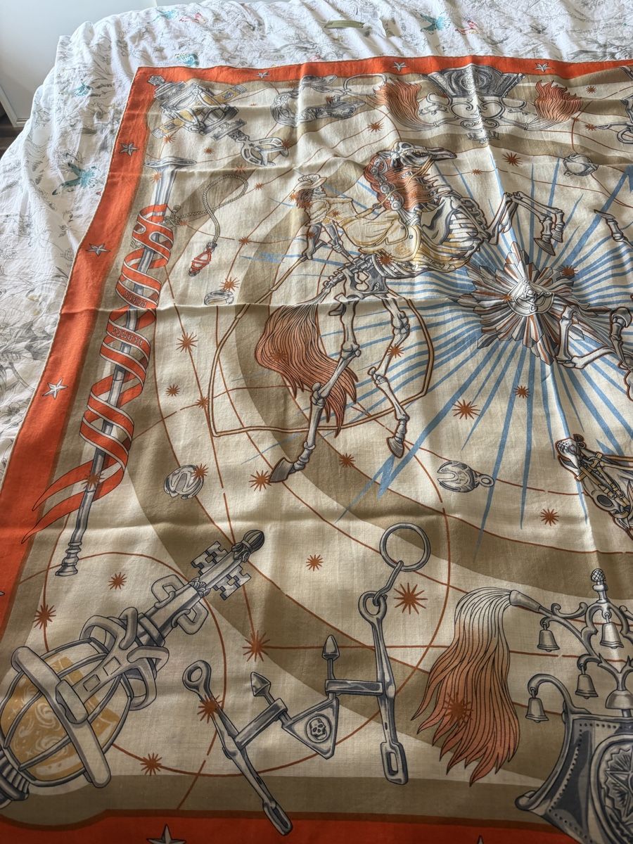 Hermès Foulard & Sciarpe: Foulard Hermes Stellar cashmire  – Nuovo (secondo la descrizione) da lausanne venduto da Boulet2001 2