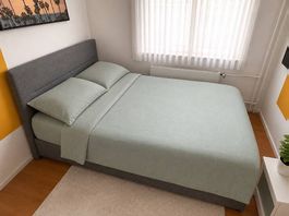 Boxspringbett 140x200 cm inkl.Topper