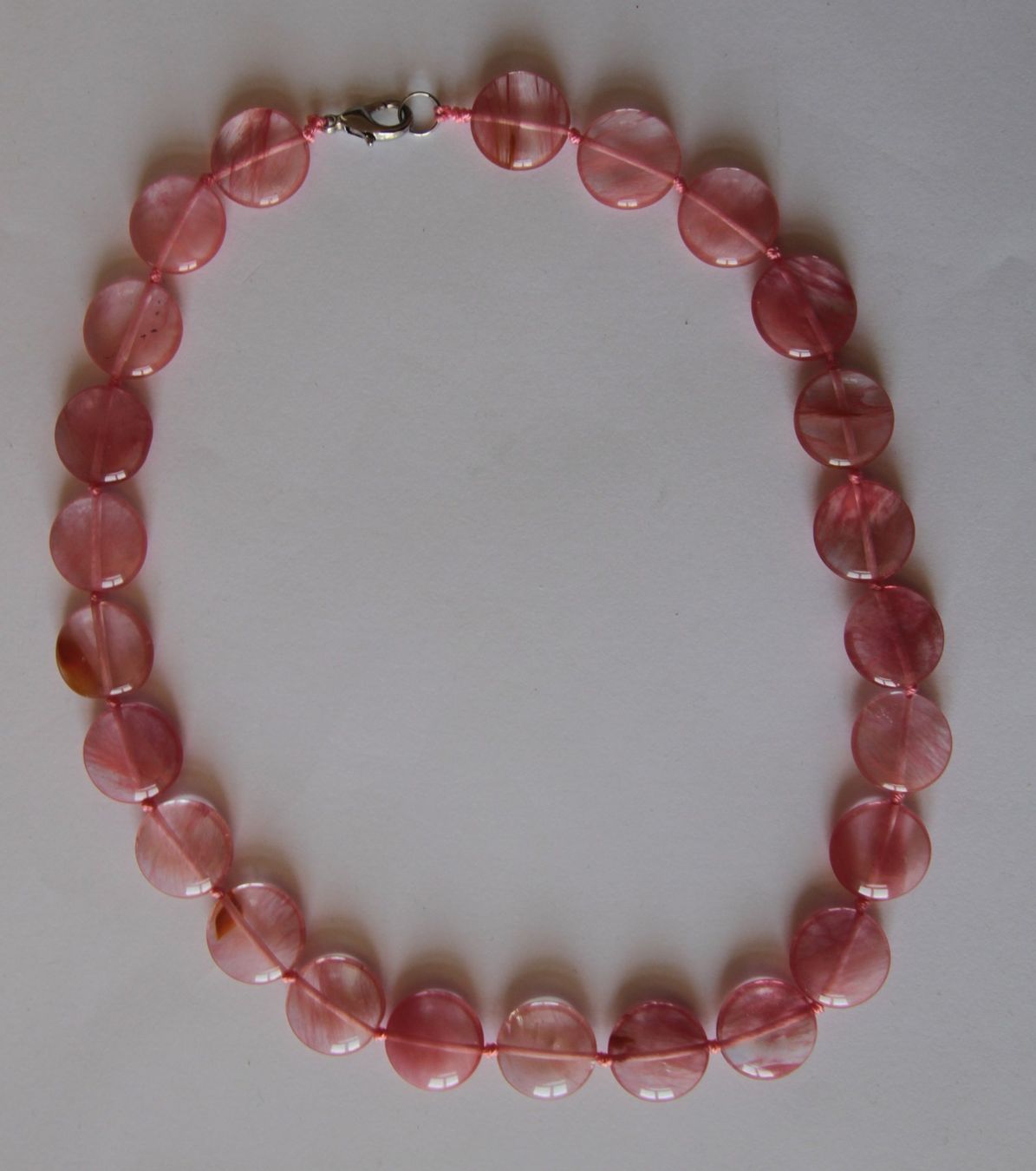 Catenine: NEU: Glasperlen Kette Collier Modeschmuck Glas hochwertig – Nuovo (secondo la descrizione) da Matten b. Interl venduto da EdelsteineInterlaken 1