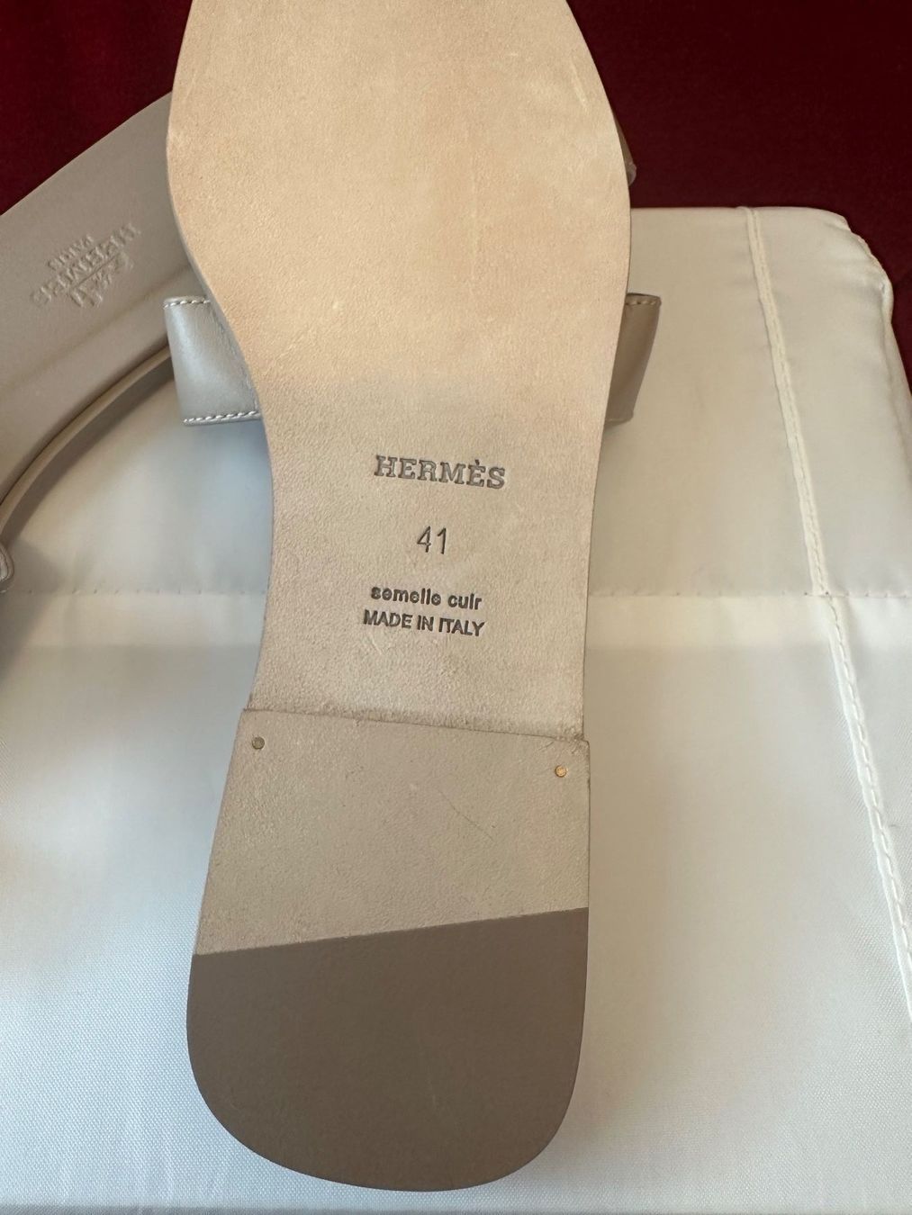 Hermès Scarpe da donna: Neue Oran Hermes Sandalen Gr 41 – Nuovo (secondo la descrizione) da Basel venduto da Blausara707 5