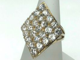Ring Silber 925 mit vielen Steinen