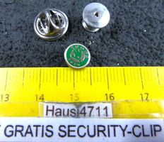 SKODA AUTO LOGO PIN WINZIG-KLEIN-FEIN 8mm MIT SECURITY-CLIP