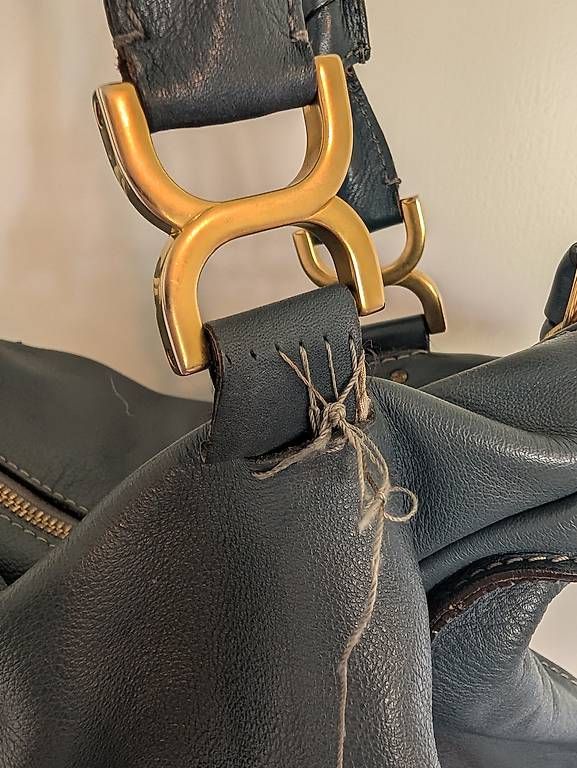 Chloé Taschen für Damen: Chloé Marcie Petrol Blue – Gebraucht aus Ossingen von Miramiss83 3