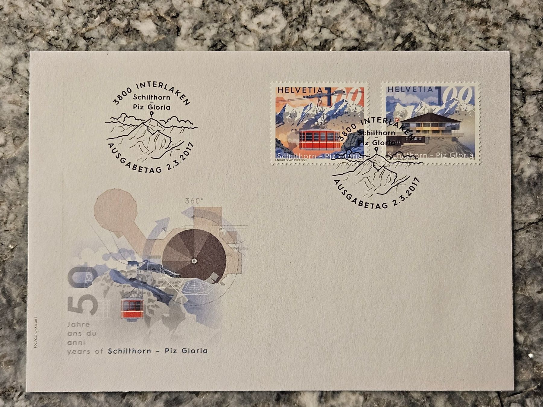 Tutti i francobolli: 5 FDC 2017 (postpreis 20.--) nur 5.-- – Nuovo (secondo la descrizione) da Buttikon SZ venduto da Marcelr 4