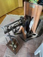 Sackwaage als Dekoration