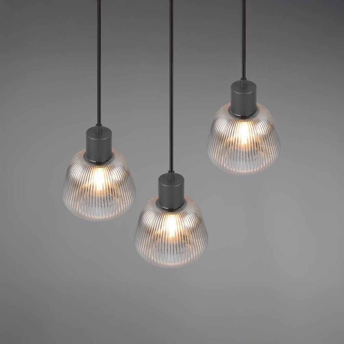 Kronleuchter & Deckenlampen: Pendelleuchte, 3 Strahler, Glas, 37 cm Ø – Neu (gemäss Beschreibung) aus Kreuzlingen von Smart-Light 2