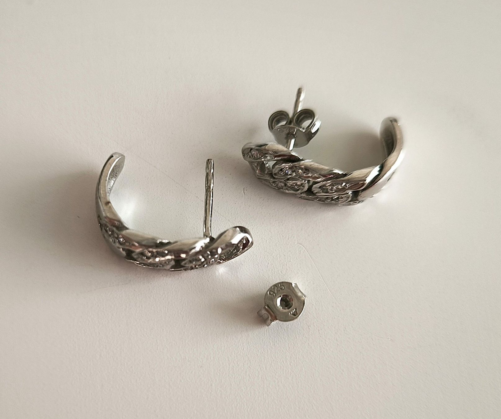 Orecchini pendenti & Orecchini a lobo: Ohrstecker Silber 925 mit diversen Zirkonien – Nuovo (secondo la descrizione) da Miège venduto da gitarro68 2