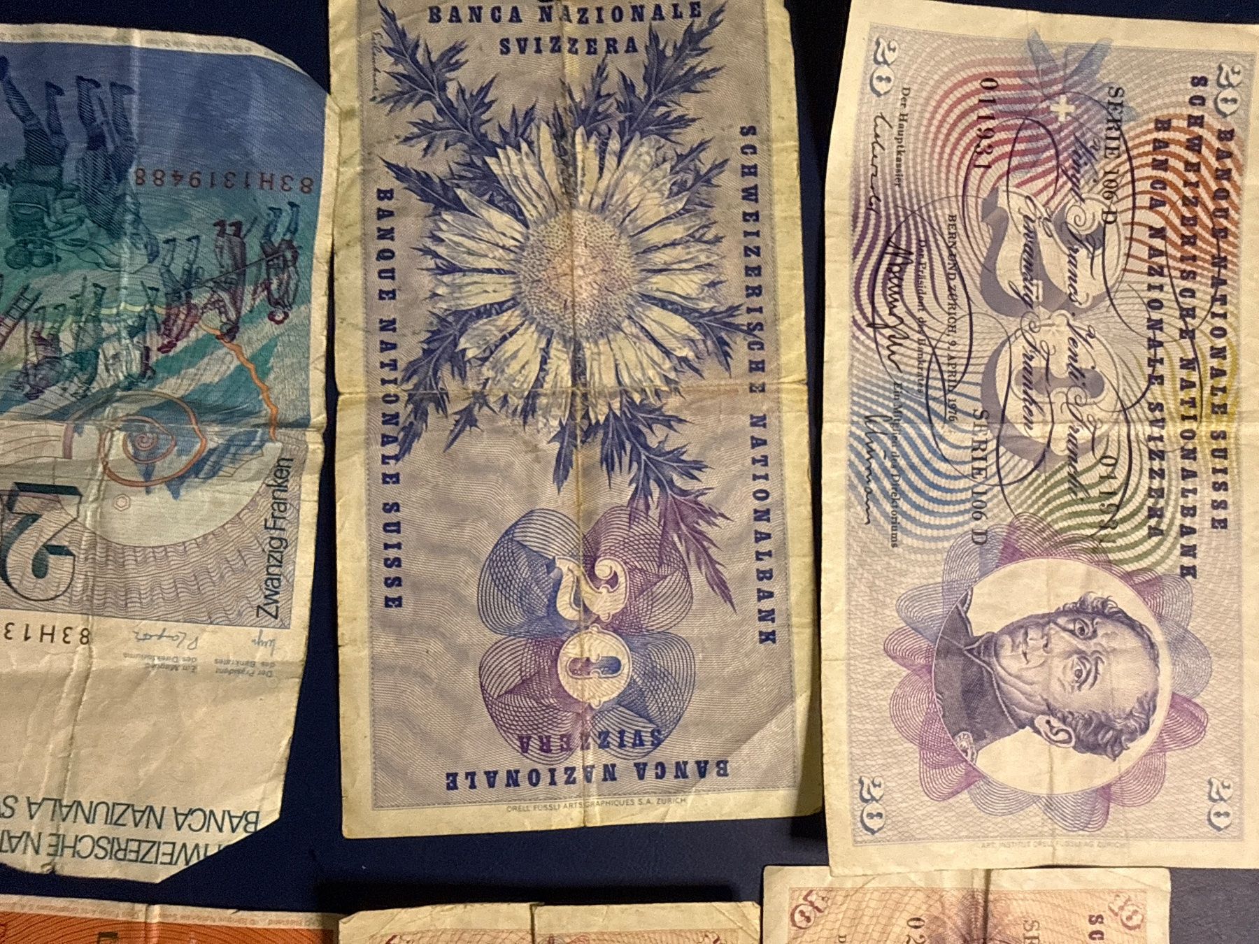 Banknoten: 90.- Franken Alte Banknoten – Gebraucht aus Derendingen von iven70 1