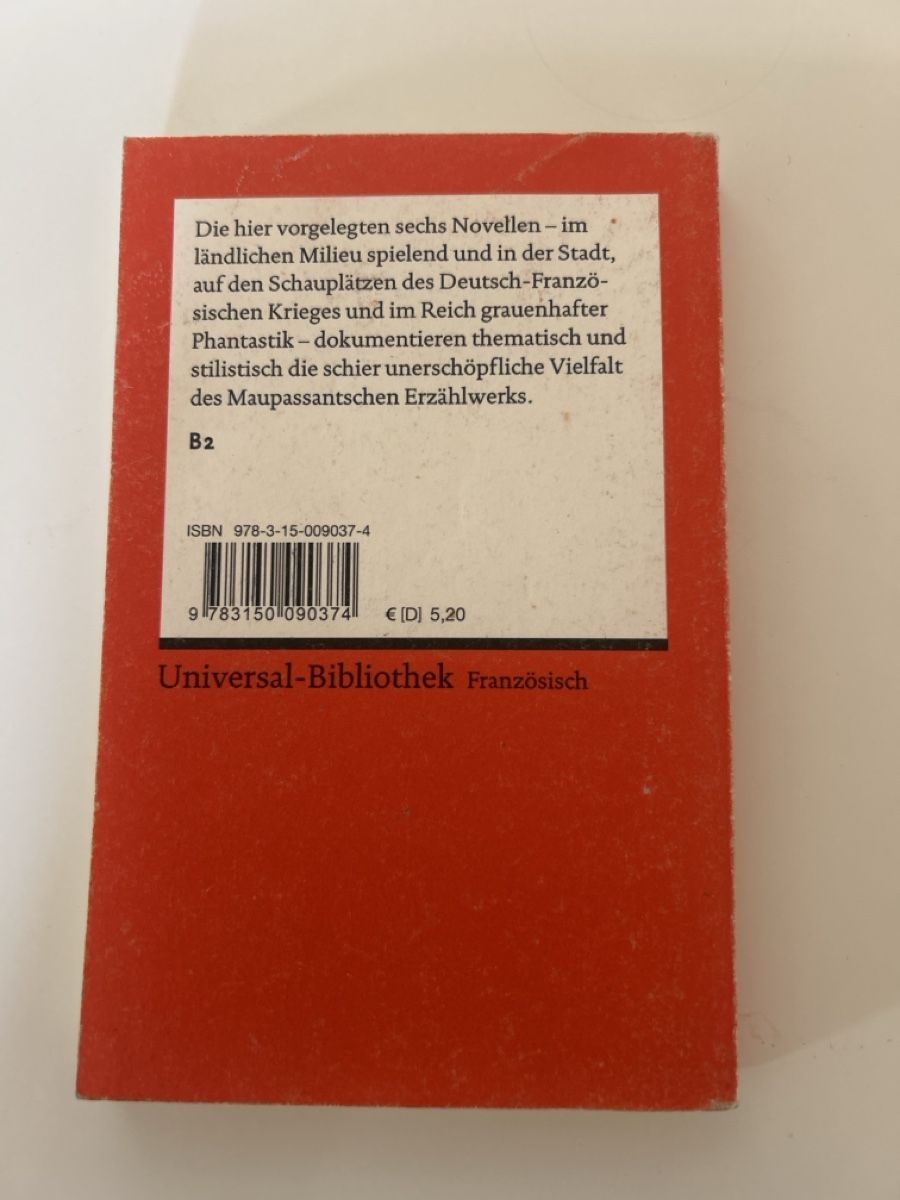 Libri: Six Contes (Guy de Maupassant) – Nuovo (secondo la descrizione) da Ins venduto da ile_gtn9 1