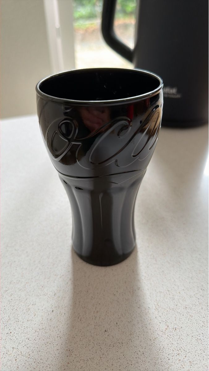 Mc Donald's Bicchieri: Coca-Cola Glas schwarz – Usato da Dulliken venduto da apple48