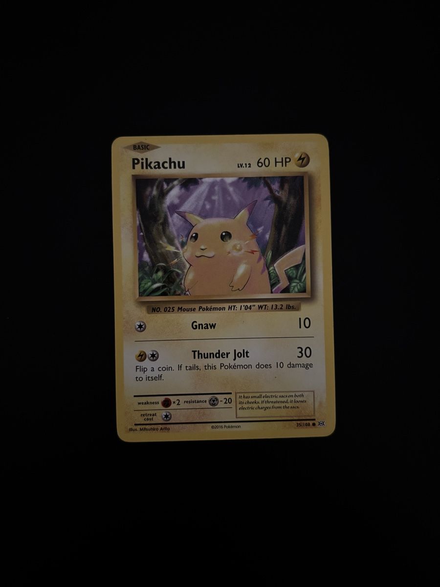 Pokémon Carte collezionabili: 2016 Pokémon PIKACHU card#35/108 – Usato da Sissach venduto da Geopatral