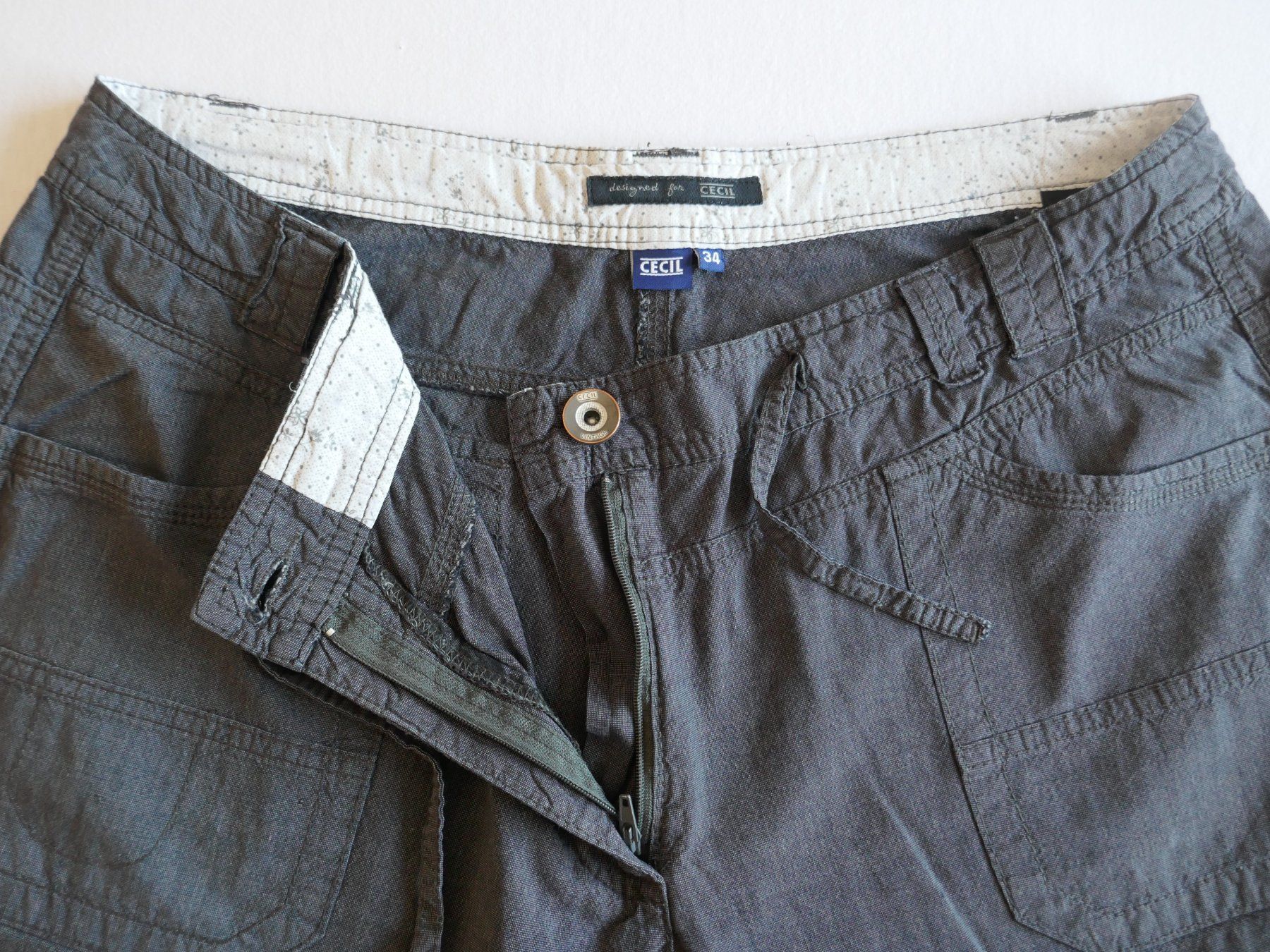 Cecil Hosen: CECIL  lange Damen-Freizeithose - Anthrazitfarbig – Gebraucht aus Volketswil von Cobra22 3
