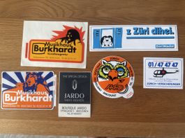 Vintage Aufkleber Zürich AKRO Burkhardt Züri Woche