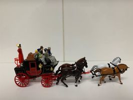 Matchbox YS-39 Kutsche mit Passagiere Passenger Coach&Horses